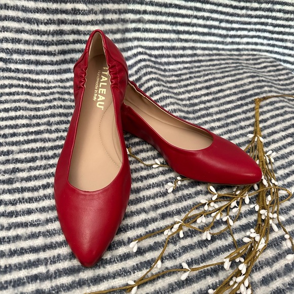 Italeau Shoes - Italeau Handmade in Italy Mara Ballet Flat Passione Leather Size 37 ; US 6.5 NEW